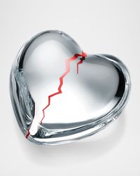 x Emily In Paris "Heartbreak" Crystal Puffed Heart Decorative Accent, Limited Edition