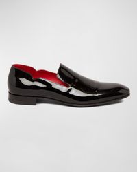 Men's Dandy Chick Flat Patent Leather Loafers