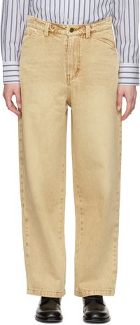 Carter Young Beige Big Ben Jeans