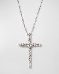 Cross Necklace with Diamonds