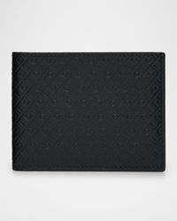 Men's Embossed Monogram Leather Bifold Wallet