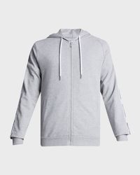 Men's Full-Zip Hoodie with Logo Taping