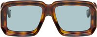 LOEWE Brown Paula's Ibiza Dive In Mask Sunglasses