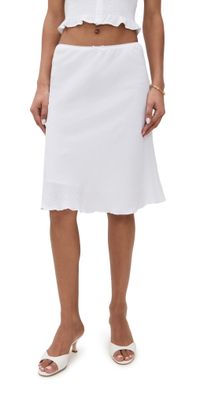 GUIZIO Paloma Skirt White L