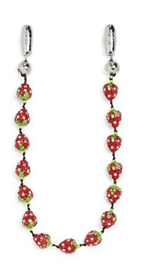 Ossa Strawberry Pave Wristlet Strawberry One Size