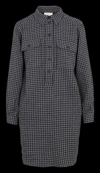 Maison 123 - Robe courte col classique en coton mélangé - Taille XL - Bleu