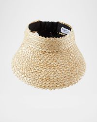 Ricky Braided Straw Visor