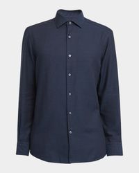 Men's Cashmere-Cotton Cashco Sport Shirt