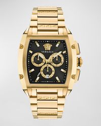 Men's Dominus IP Yellow Gold Bracelet Watch, 42mm
