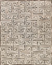 Cityscape Hairhide Rug, 5' x 8'