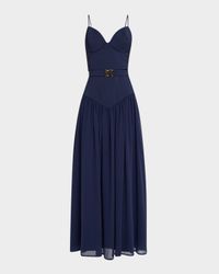 Ruby Sweetheart Drop-Waist Maxi Dress