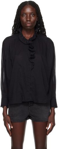 Isabel Marant Etoile Black Pamias Shirt