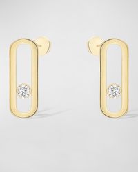 MOVE UNO 18K YELLOW GOLD EARRINGS