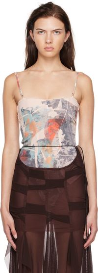 nastyamasha SSENSE Exclusive Pink Bodysuit