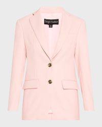 Single-Breasted Wool Blazer