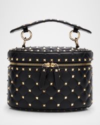 Rockstud Spike Top-Handle Vanity Bag