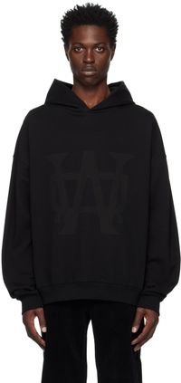 We11done Black Symbol Hoodie