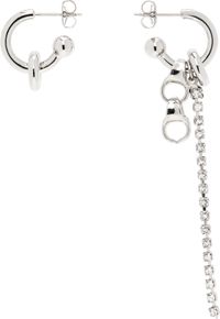 Justine Clenquet Boucles d'oreilles Ricci argentées