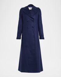 Houstt Double-Breasted Trench Coat