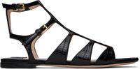 TOM FORD Black Printed Tejus Sandals