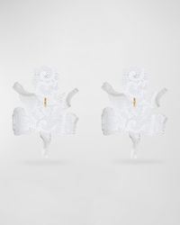 Lace Paper Lily Earrings