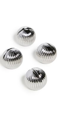 Georg Jensen Bernadotte Table Card Holders Set Stainless Steel One Size