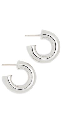 Jennifer Fisher Samira Micro Huggies Silver One Size