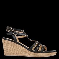 Les Tropeziennes Par M.belarbi - Sandales compensées en cuir - Taille 41 - Noir