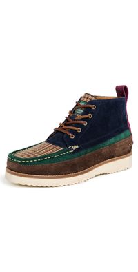 Polo Ralph Lauren Mixed Ranger Work Boots Tweed Colorblock 9