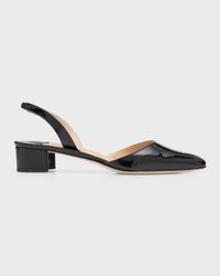 Aspro Leather Slingback Ballerina Pumps