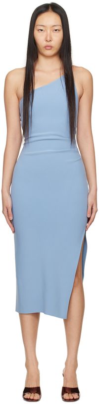 BEC + BRIDGE Robe midi Nala bleue