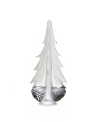 Vermont Snowy Branches Glass Evergreen