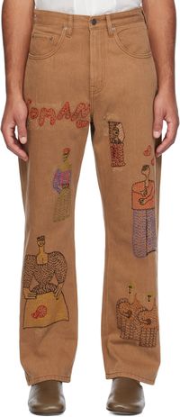 Glass Cypress Brown 'Woman' Jeans