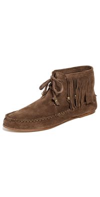Freda Salvador Camila Moccasins Sesame Suede 6.5