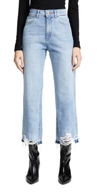 DL1961 Hepburn High Rise Wide Leg Jeans Slate 32