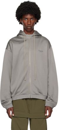 Givenchy Gray Zip Hoodie
