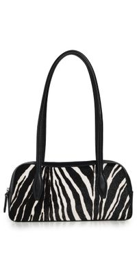 Madewell Mini Satchel Zebra Shoulder Bag True Black Multi One Size