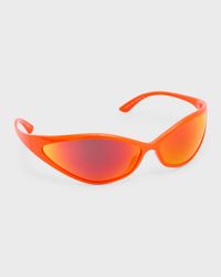 Men's Acetate Wrap Sunglasses