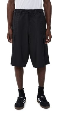 Y-3 Pleated Shorts 13.75 Black M
