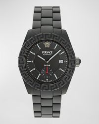 Men's DV One Automatic Black Ceramic Bracelet Watch, 43mm