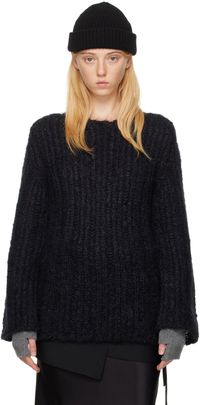 Ann Demeulemeester Black Albertine Sweater