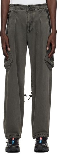 HYEIN SEO Gray Dyed Cargo Pants