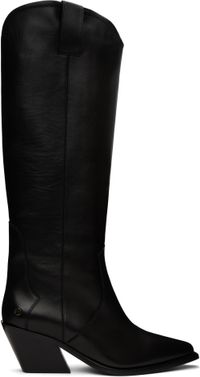 ANINE BING Black Tania Tall Boots