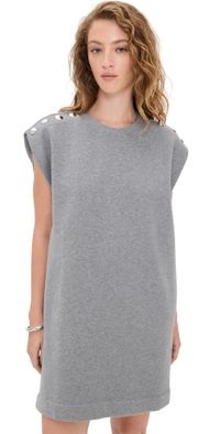 Clare V. Le Vest Dress Grey Melange L