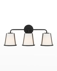 Fulton 3-Light Antique Gold Bathroom Vanity