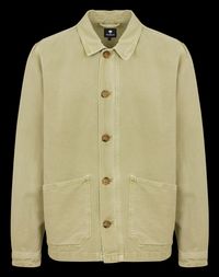 Faguo - Veste col classique en coton - Taille XL - Kaki