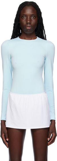 Wolford Justaucorps Aurora bleu