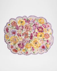 Scalloped Flower Meadow Rug, 8' x 10'