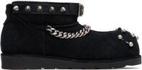 NO IDEA Bottes noires à ferrures Rock Star - Big Foot