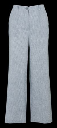 Bella Jones - Pantalon droit rayé - Taille 3 - Gris